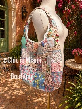 Antica Sartoria 2026 Patchwork Floral Hobo Bag - Multicolor